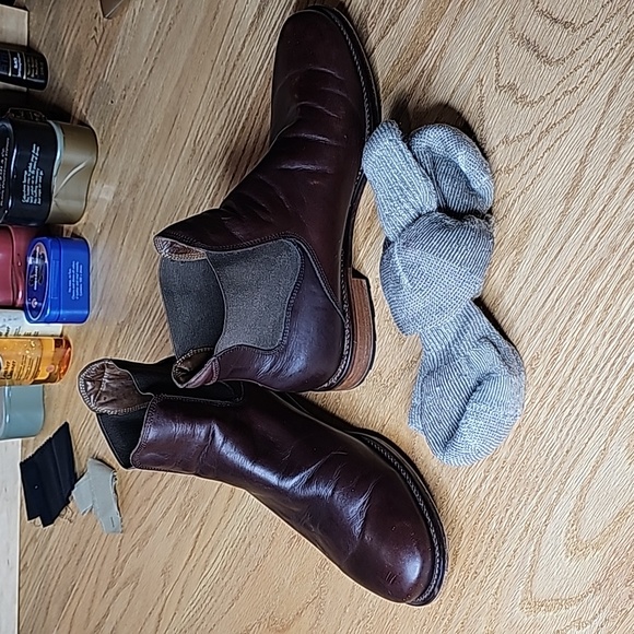 H.S. Trask Leather Boot size 10.5 - Picture 1 of 9